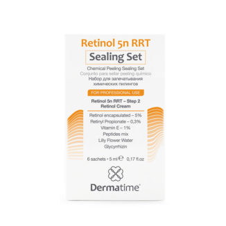 Retinol 5n RRT Sealing Set – Набор саше с инкапсулированным ретинолом 5% для запечатывания химических пилингов