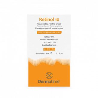 Retinol 10 – Набор саше с ретинолом 10% для запечатывания химических пилингов