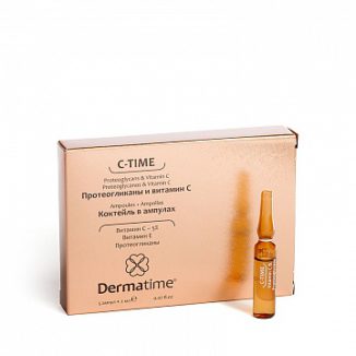 C-TIME Proteoglycans & Vitamin C (Dermatime) – Протеогликаны и витамин С – Коктейль в ампулах