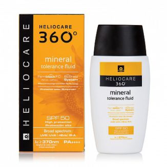 Солнцезащитный минеральный флюид с SPF 50 для чувствительной кожи